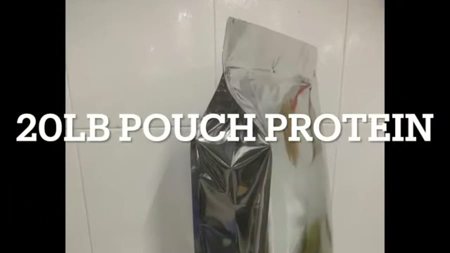 20 lb Protein Pouch Drop Test